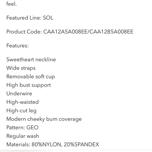 Red Patterned Bikini Set - Picture 3 of 7